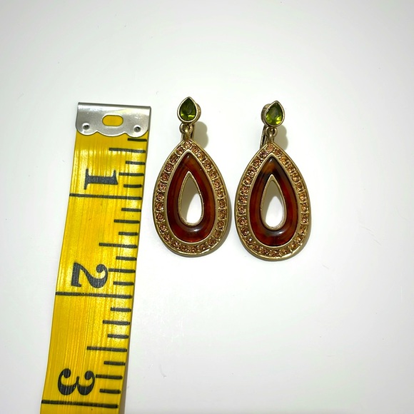 Lauren Conrad Gold Tone Teardrop Earrings - Picture 4 of 6